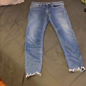 Rag and bone cate mid rise ankle skinny jeans